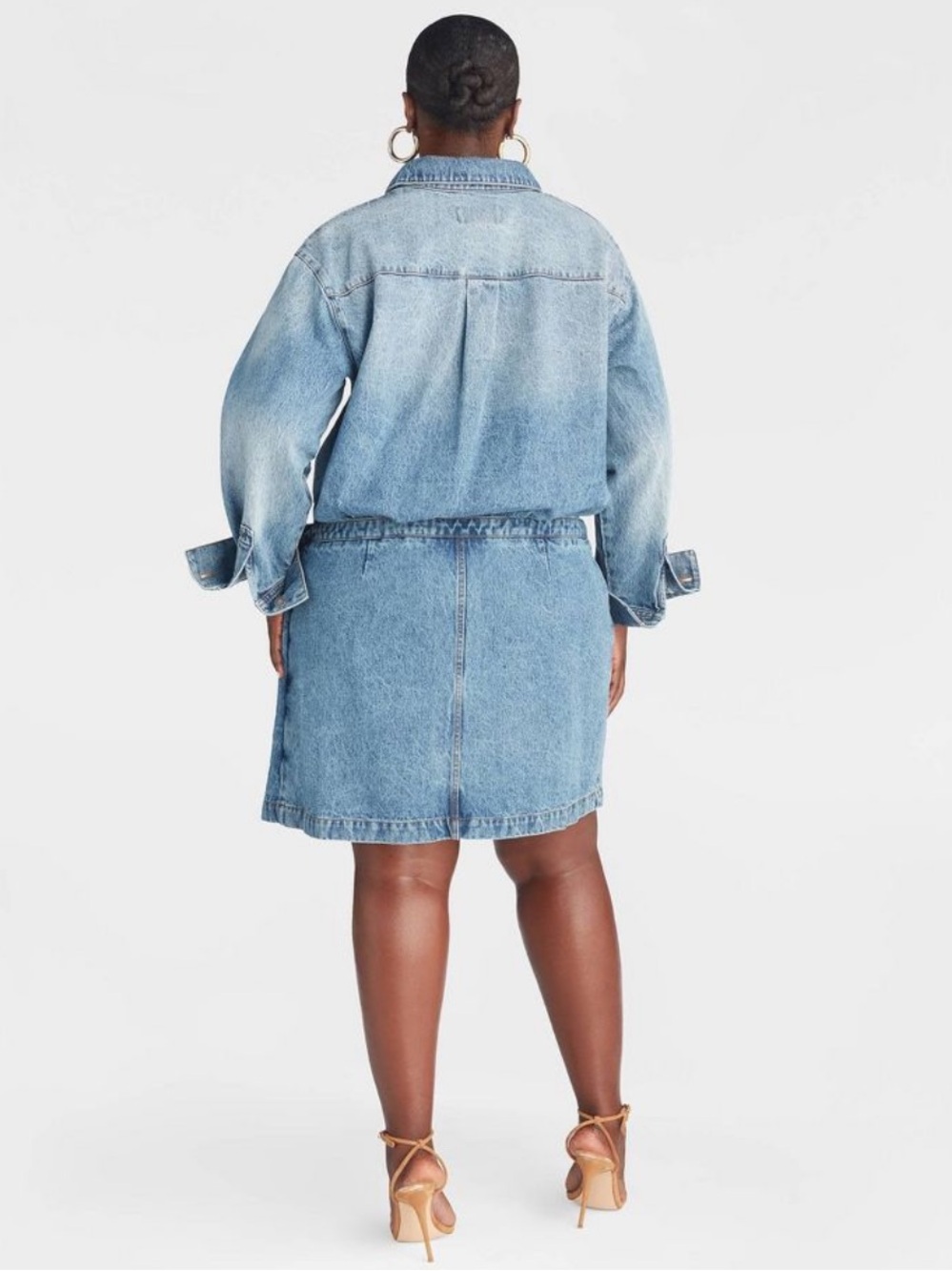 KBB by KAHLANA “The Asymm Denim Dress” - Picture 2 of 4